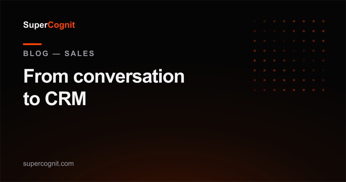 AI lead capture and qualification chatbot: from first message to CRM and booked meeting